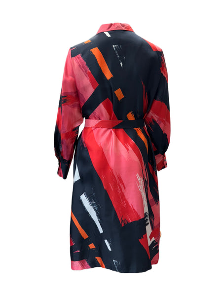 Marina Rinaldi Women's Multicolor Dattilo Shift Dress NWT