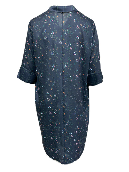 Marina Rinaldi Women's Blue Davanti Shift Dress NWT