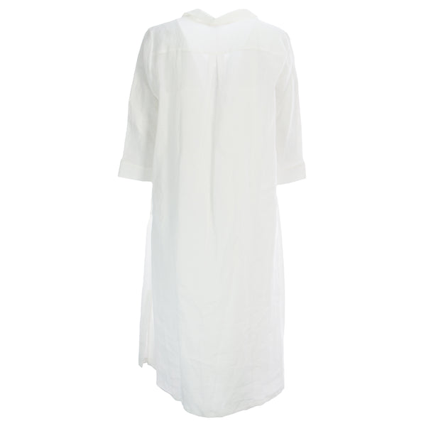 MARINA RINALDI Women's Decalogo Long Casual Flax Dress $500 NWT