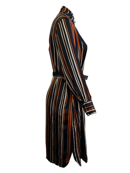 Marina Rinaldi Women's Nero/Mattone Decimale Shift Dress NWT