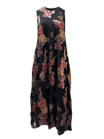 Marina Rinaldi Women's Nero Decimo Sleeveless Maxi Dress NWT