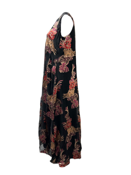 Marina Rinaldi Women's Nero Decimo Sleeveless Maxi Dress NWT