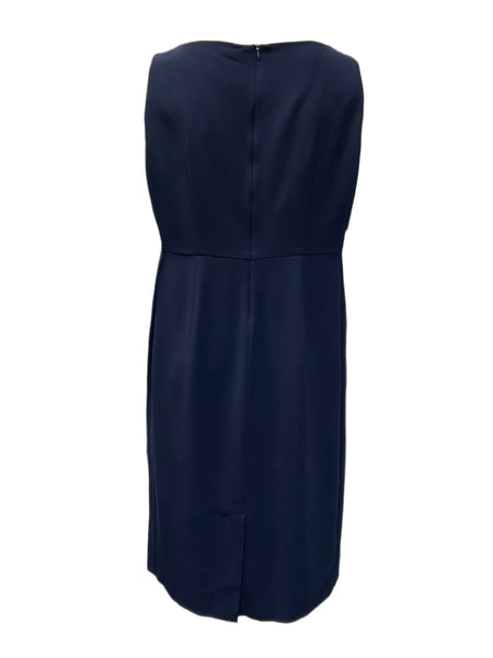 Marina Rinaldi Women's Navy Deciso Sheath Dress NWT