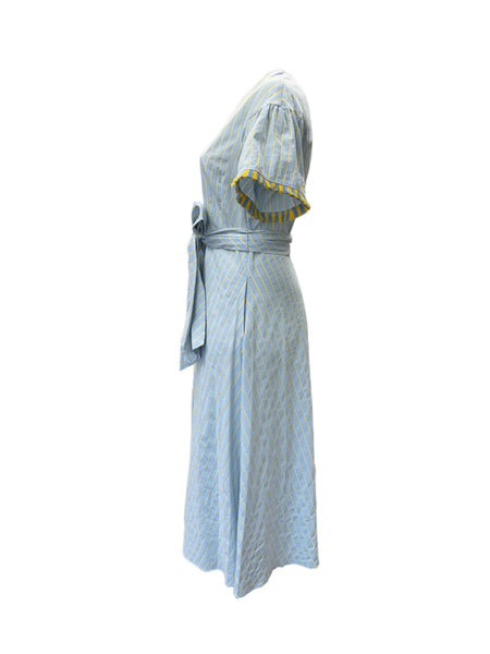 Marina Rinaldi Women's Blue Decorare Shift Dress NWT
