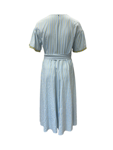 Marina Rinaldi Women's Blue Decorare Shift Dress NWT