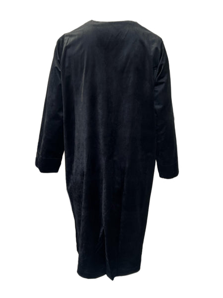 Marina Rinaldi Women's Black Dedalo Button Down Shift Dress NWT