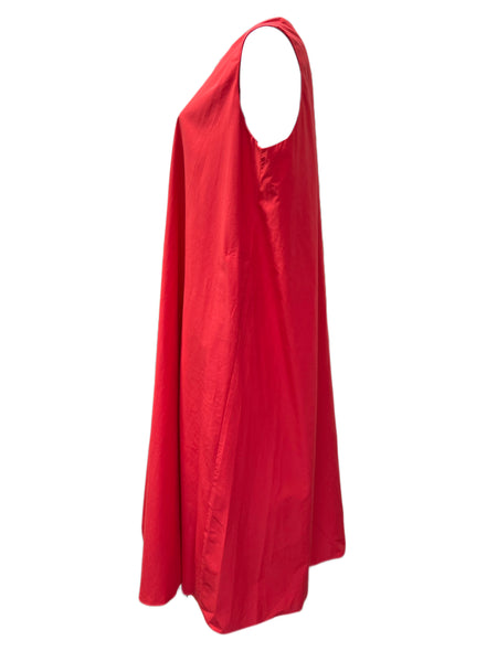 Marina Rinaldi Women's Red Dedurre Pullover Shift Dress NWT