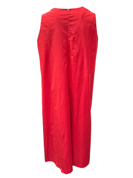 Marina Rinaldi Women's Red Dedurre Pullover Shift Dress NWT