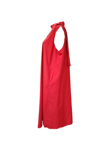 Marina Rinaldi Women's Red Dedurre Pullover Shift Dress Size 24W/33 NWT