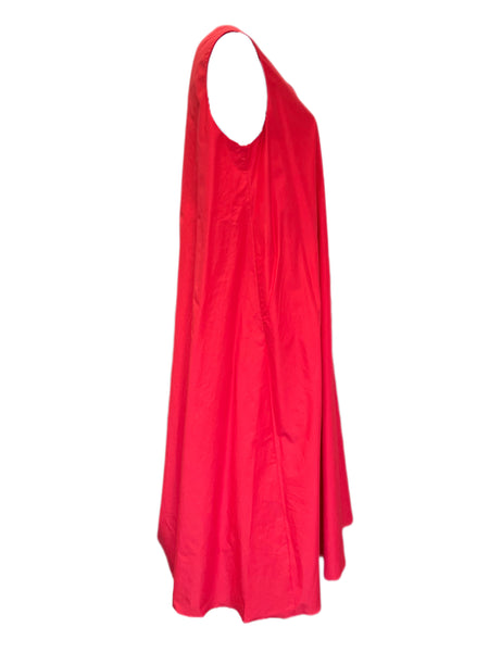 Marina Rinaldi Women's Red Dedurre Sleeveless Maxi Dress Size 18W/27 NWT