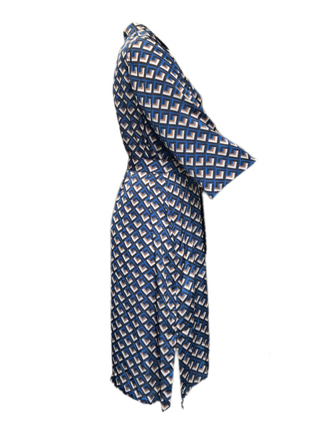 Marina Rinaldi Women's Blue Definire Button Down Shirt Dress Size 24W/33