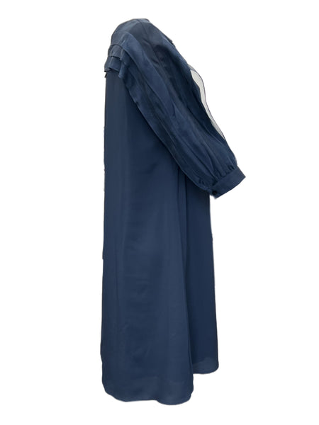 Marina Rinaldi Women's Navy Definito Shift Dress NWT