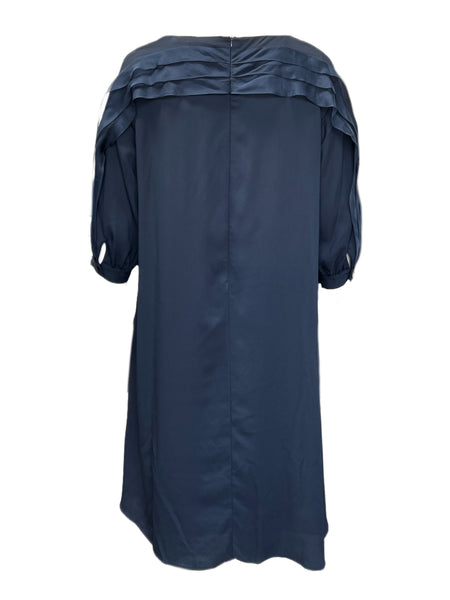 Marina Rinaldi Women's Navy Definito Shift Dress NWT