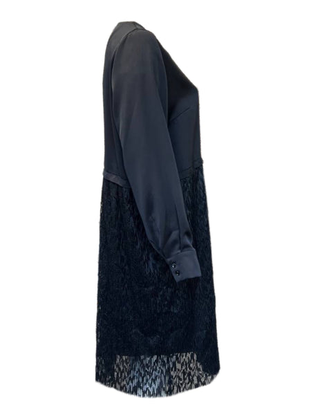 Marina Rinaldi Women's Black Delfi Straight Dress NWT