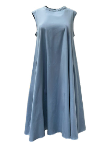 Max Mara Women's Blue Delfino Shift Dress Size 10 NWT