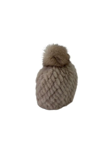 Max Mara Women's Beige Delia Hat Size 57 NWT