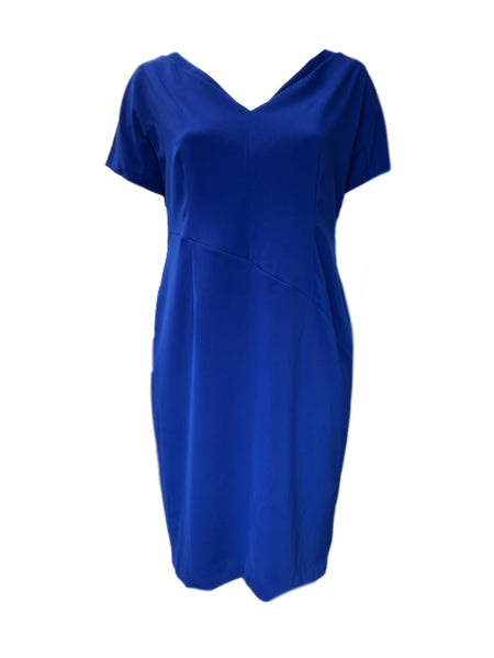Marina Rinaldi Women's Blue Delia Shift Dress NWT