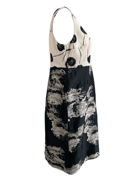 Marina Rinaldi Women's Black Demetra Embellished Front Sheath Dress NWT