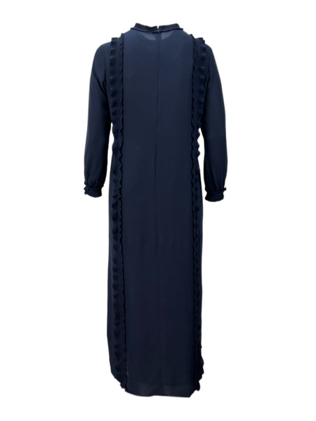 Marina Rinaldi Women's Navy Demetra Sleeveless Shift Dress NWT