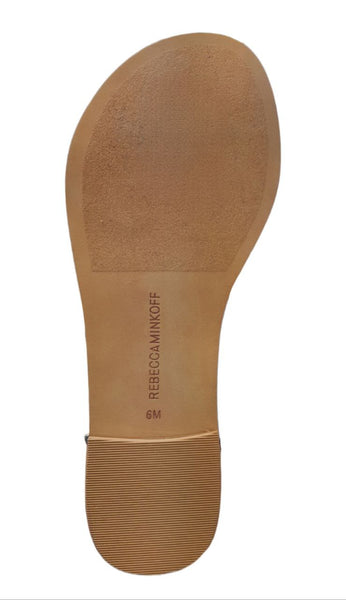 REBECCA MINKOFF Women's Blue Natural Denim Emery Sandals #M1261014 NWB