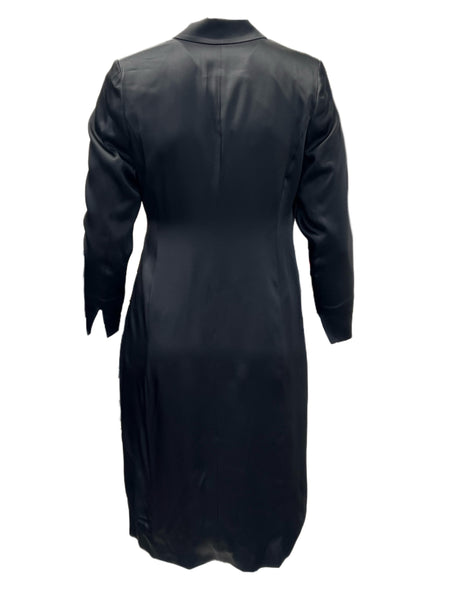 Marina Rinaldi Women's Black Denise Wrap Shift Dress NWT