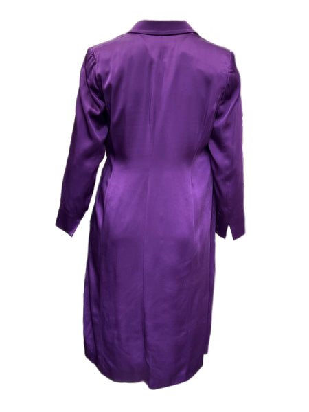 Marina Rinaldi Women's Purple Denise Wrap Dress NWT