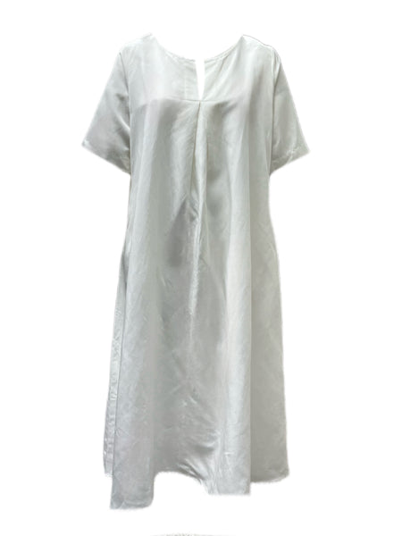 Marina Rinaldi Women's Bianco Dentro Viscose Dress Size 20W/29 NWT
