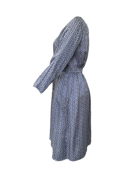 Marina Rinaldi Women's Blue Dentro Pullover Shift Dress NWT