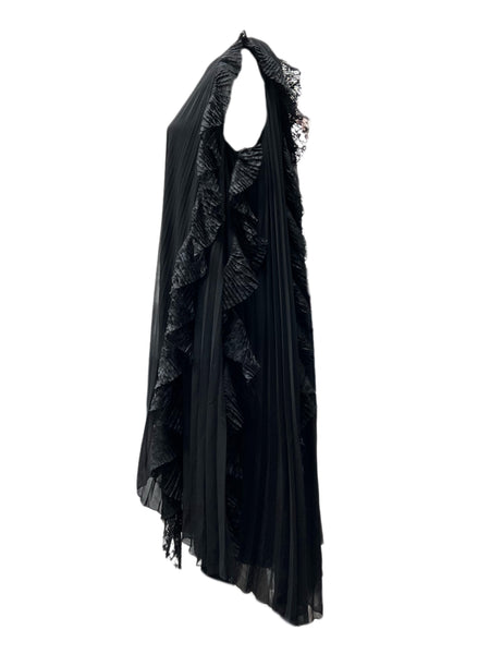 Marina Rinaldi Women's Black Depliant Maxi Dress NWT