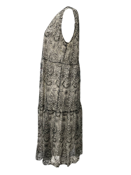 Marina Rinaldi Women's Black Derosa Sleeveless Maxi Dress NWT