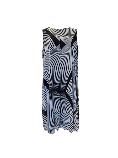 Marina Rinaldi Women's Black Desideri Zipper Closure Shift Dress NWT