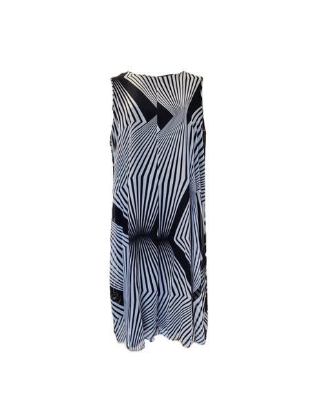 Marina Rinaldi Women's Black Desideri Zipper Closure Shift Dress NWT