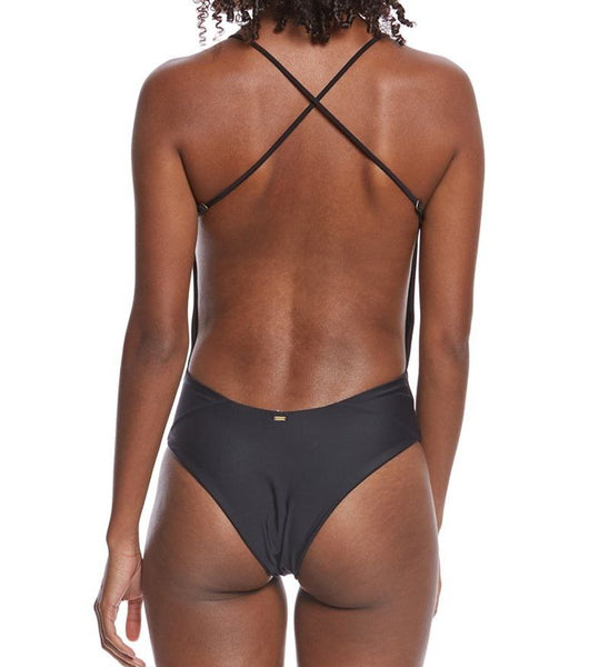 RIP CURL Women's Black Designer Surf One Piece Swimsuit #GSIKG8 Medium NWT