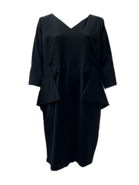 Marina Rinaldi Women's Black Desire Sheath Dress Size 22W/31 NWT