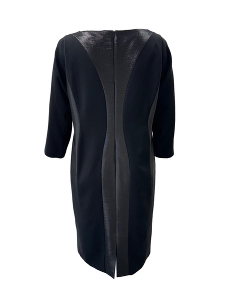 Marina Rinaldi Women's Black Desire Shift Dress NWT