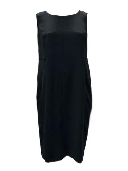Marina Rinaldi Women's Black Destino Sleeveless Shift Dress NWT