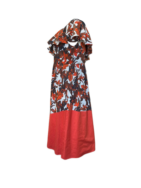 Marina Rinaldi Women's Red Destino Zipper Closure Shift Dress NWT