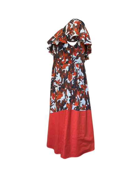 Marina Rinaldi Women's Red Destino Zipper Closure Shift Dress NWT