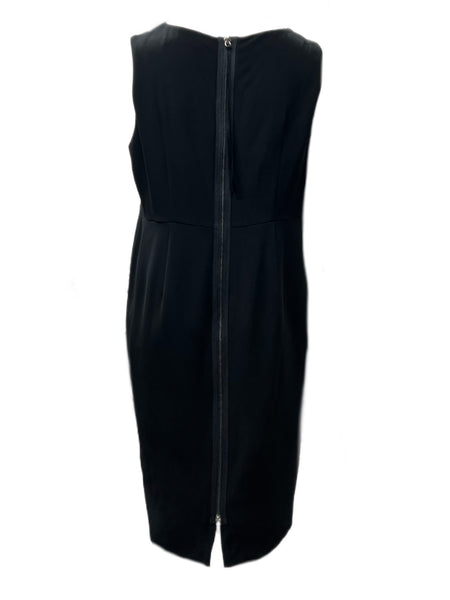 Marina Rinaldi Women's Black Destino Sleeveless Shift Dress NWT