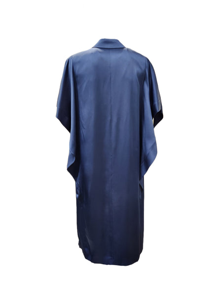 Marina Rinaldi Women's Navy Detector Wrap Shift Dress NWT