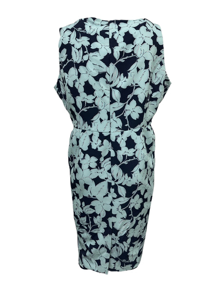 Marina Rinaldi Women's Green Devon Floral Printed Shift Dress Size 22W/31 NWT