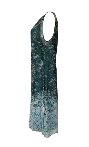 Marina Rinaldi Women's Green Dialogo Shift Dress NWT