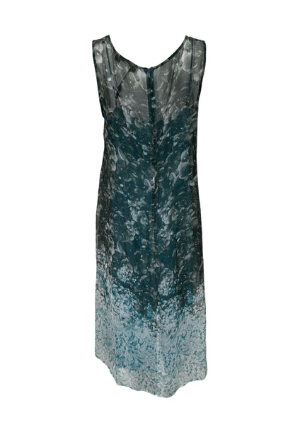 Marina Rinaldi Women's Green Dialogo Shift Dress NWT