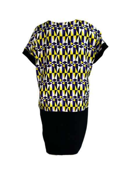 Marina Rinaldi Women's Viola Diario Short Sleeve Shift Dress NWT