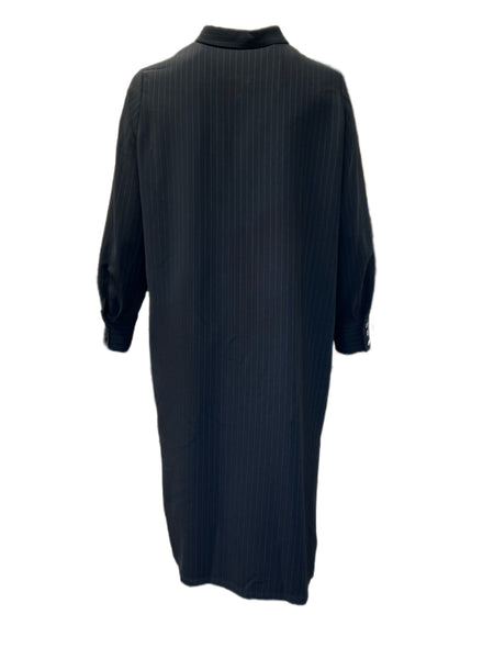 Marina Rinaldi Women's Nero Dicembre Shirt Dress NWT