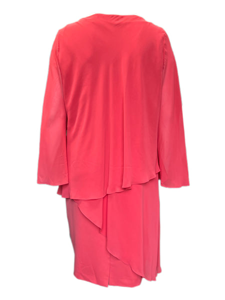Marina Rinaldi Women's Pink Diesis Shift Dress Size 20W/29 NWT
