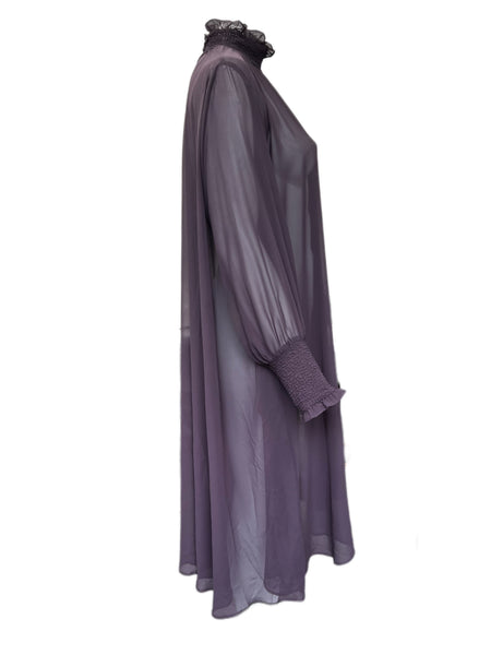 Marina Rinaldi Women's Brown Diretto Long Sleeve Maxi Dress Size 22W/31