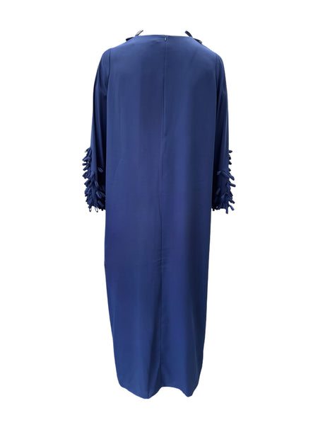 Marina Rinaldi Women's Blue Diritto Shift Dress NWT