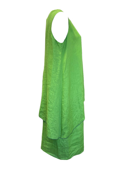 Marina Rinaldi Women's Green Dispari Shift Dress NWT