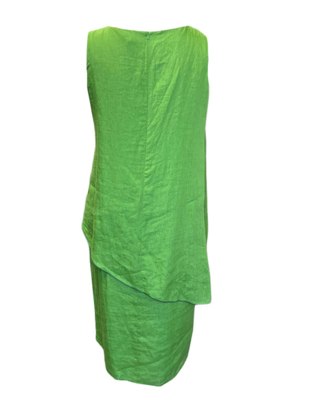 Marina Rinaldi Women's Green Dispari Shift Dress NWT